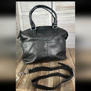 American leather company Carrie Dome satchel